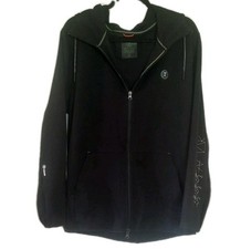 Roark Run Amok El Morro Fleece Hoodie Long Sleeve Zip Up Men Black SizeXL Jacket