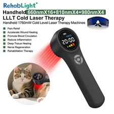 660nm 810nm 980nm Professional Cold Laser for Dog Wound Care  Healing Therapy
