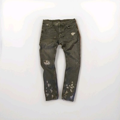 Ksubi Kith Cross Chitch Eclipze Gr 34 Grau Designer Jeans