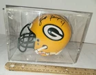 Brett Favre Green #4 Bay Packers Autographed Mini Football Helmet