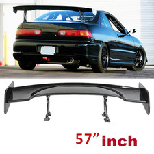 Glossy Black 57 Rear Spoiler Wing Truck Gt Style For Acura Integra Glossy Black 57 Rear Spoiler Wing Truck Gt Style For Acura Integra