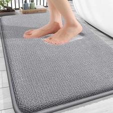 Thick Memory Foam Bath Mat Rug 30X20, Extra Soft Absorbent Bathroom Rugs, Quick