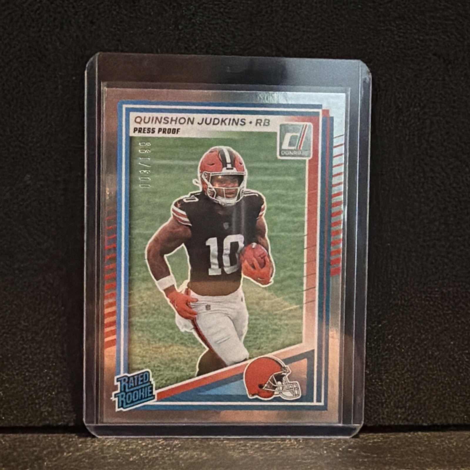2025 Panini Donruss Quinshon Judkins RC - Press Proof Silver /199 Rated Rookie