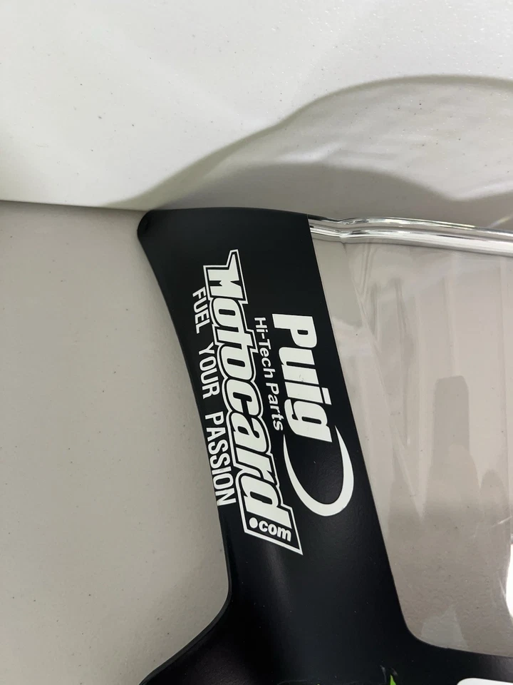 2011-2015 11-15 KAWASAKI NINJA ZX10R ZX10 PARABRISAS DELANTERO NEGRO Foto 2 de 4