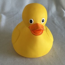 JUMBO RUBBER DUCKY TOYSMITH XL SOLID - YELLOW FLOATING POOL BATH TUB TOY CUTE