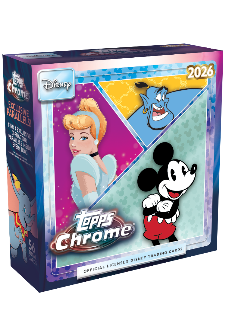 2026 TOPPS CHROME DISNEY MEGA BOX (56 Cards) Brand New Factory