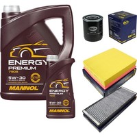 SCT Inspektionspaket 6L Mannol Energy Premium 5W-30 FüR Audi 2.6 2.8 A4 2.4 VW