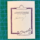 ACEO Original Watercolor Medieval Knight Helmet Banner Flowers 3.5x2.5" — photo 2