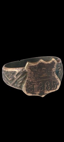 U385 Snail with shell U-boat WW2 Soldiers AMULET ring naval submarine U-Boot