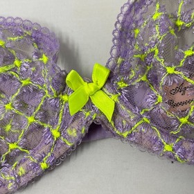 Agent Provocateur Nancee Lilac Yellow Bra 34C