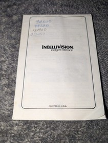 Tron Deadly Discs (Intellivision, 1982) Box, Manual, & Overlay Tested & Working!