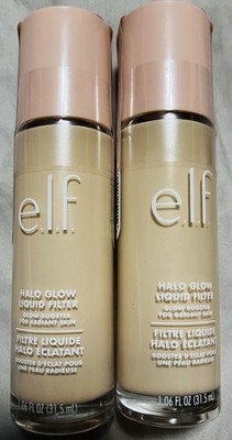 e.l.f ELF Halo Glow Liquid Filter Foundation 0 FAIR 2 Pack  - New