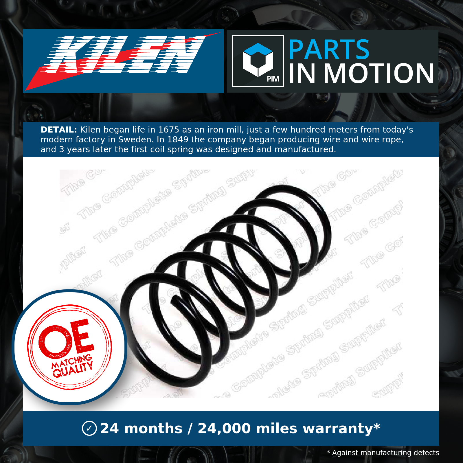 Fits LESJ�FORS 4015637 Coil Spring - Image 7