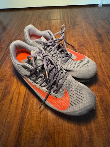 Nike Zoom Fly Gunsmoke Grey Red Men's Grey Running Sneakers Shoes Size 7.5 - Picture 2 of 9