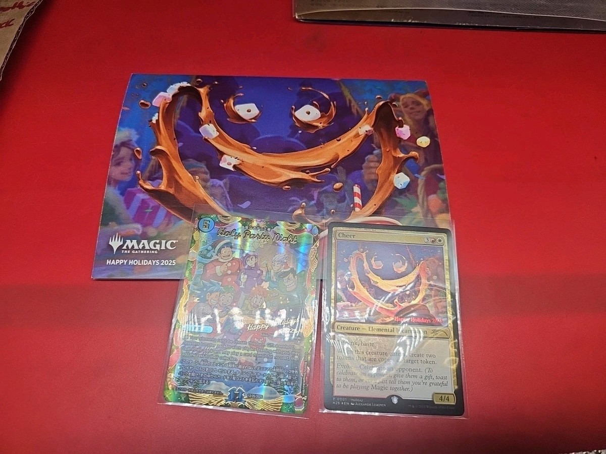 MTG Cheer Magic the Gathering 2025 Holiday Store Exclusive Promo