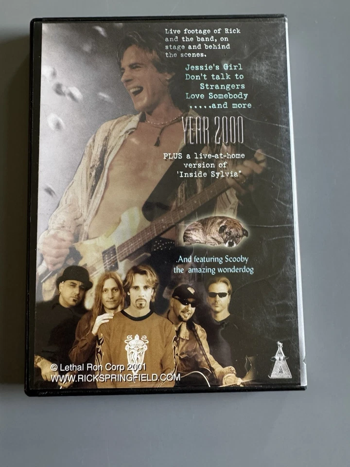 RICK SPRINGFIELD Alive (DVD, 2001) RARE Live Footage & Behind The Scenes - Image 2 of 4