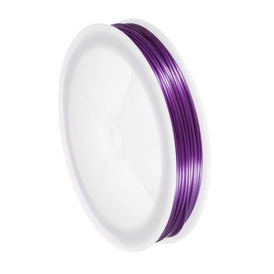 18 Gauge Copper Wire for Jewelry Making Beading Wire Purple,49FT