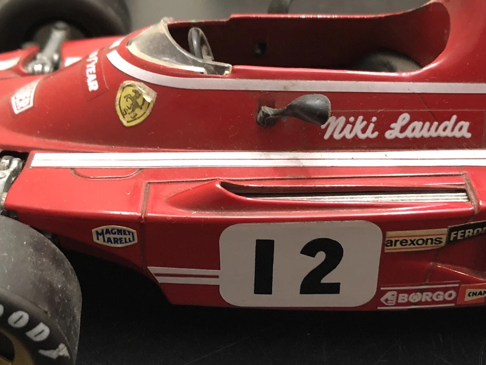 Vintage Polistil art GF1 Ferrari 312 B3 Niki Lauda F1 Diecast Car - 1:16 - Italy - Image 3 of 4
