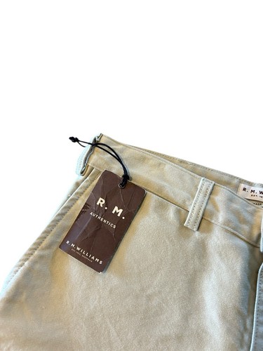 Rm Williams Men’s Pants Size W33 L36 Beige Made In Australia Western Logo BNWT - Picture 2 of 6