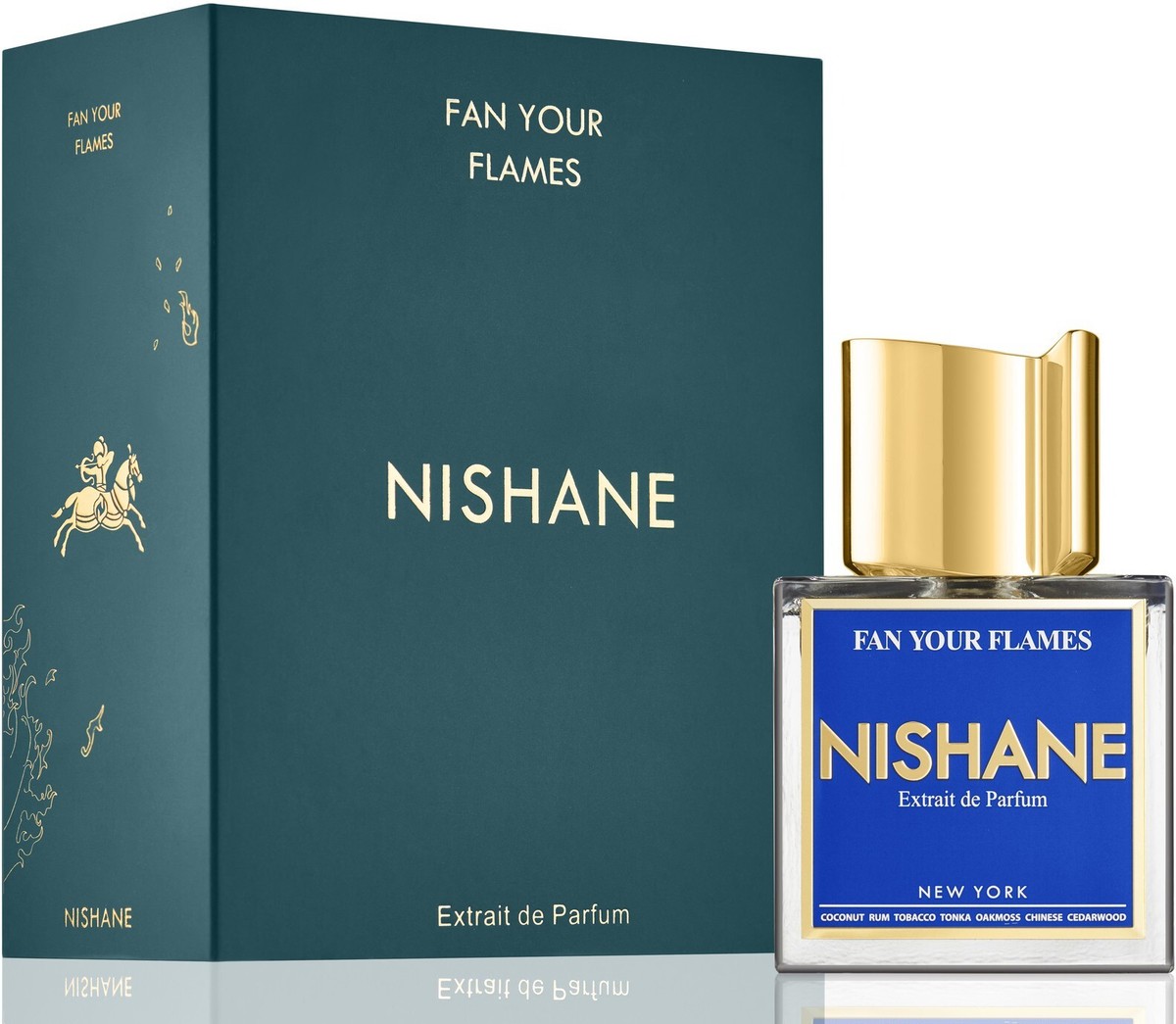 Nishane Fan Your Flames Extrait De Parfum Unisex 100ml/ 3.4 FL OZ Oriental  Spray