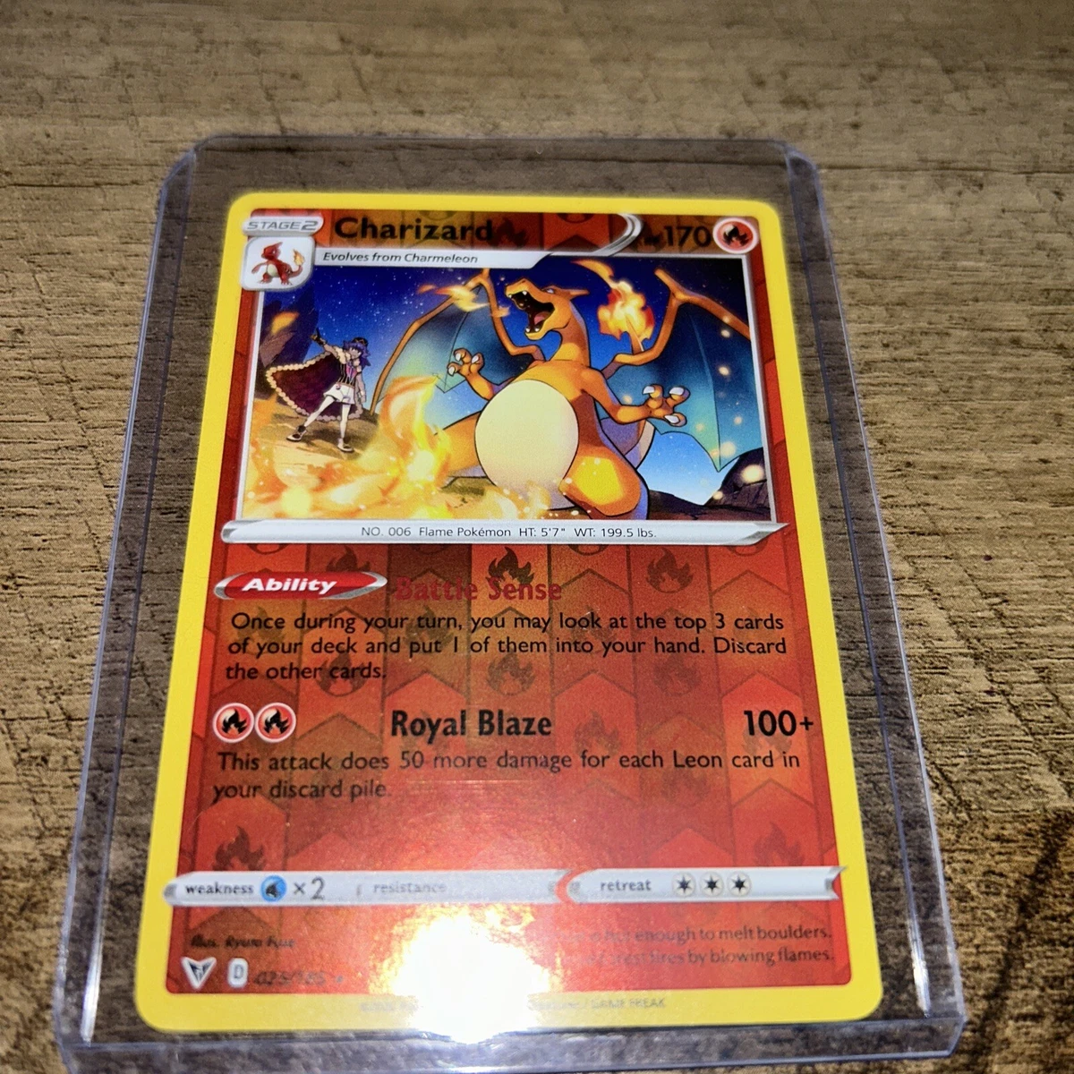 Charizard (25/185), Busca de Cards