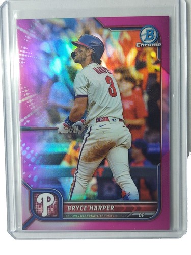 2021 Topps Now MVP BRYCE HARPER Blue # /49 Autographed ON CARD 