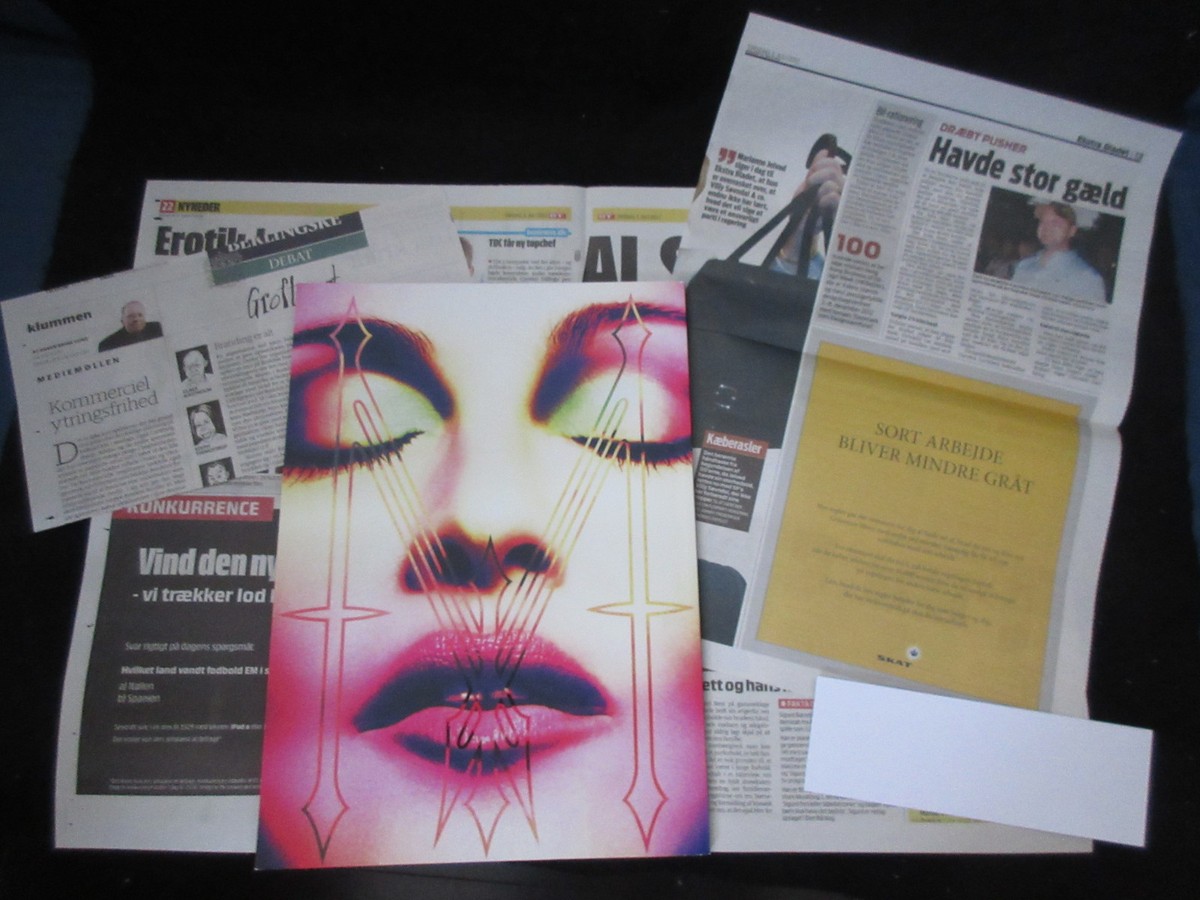 Madonna MDNA 2012 World Tour Book Concert Program w Danish Ticket