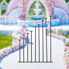 9Pcs Tall Floor Candle Holders Candelabra Freestanding Candlestick DIY Decor