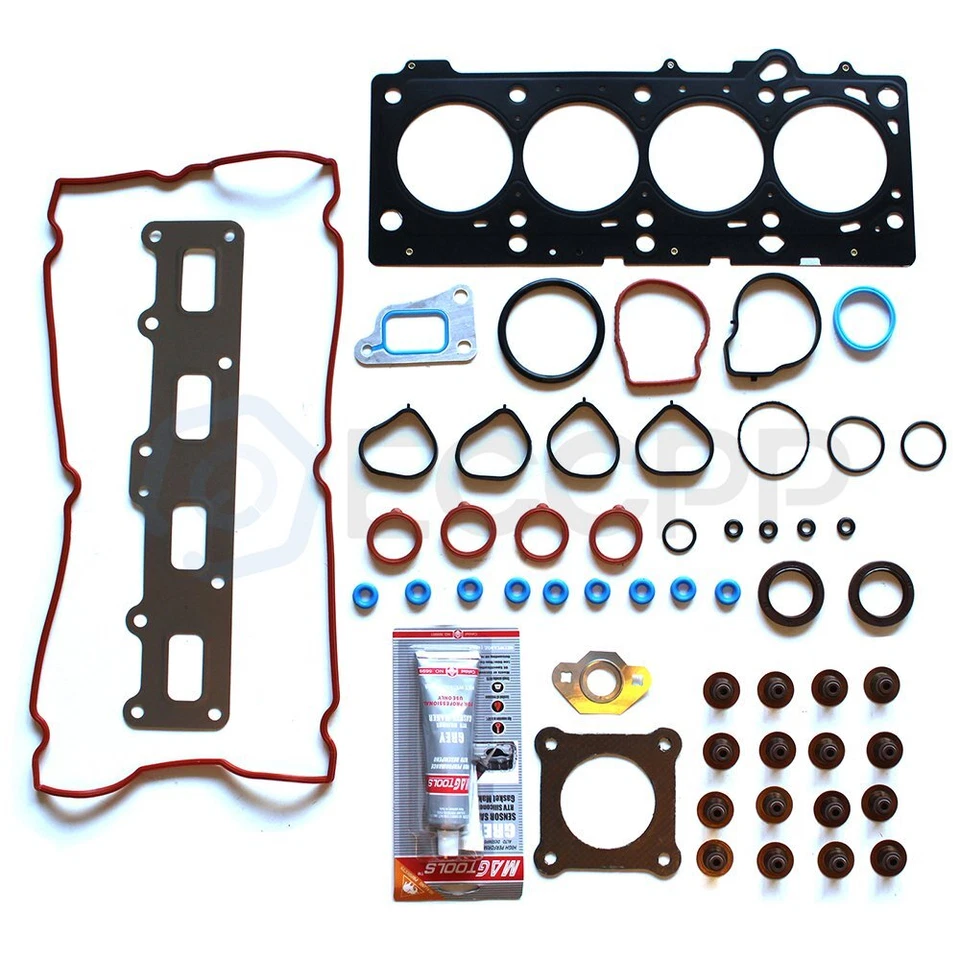 Juego de bomba de agua y junta de culata de correa de distribución para Chrysler Sebring Dodge 04-08 2,4 L Foto 2 de 4