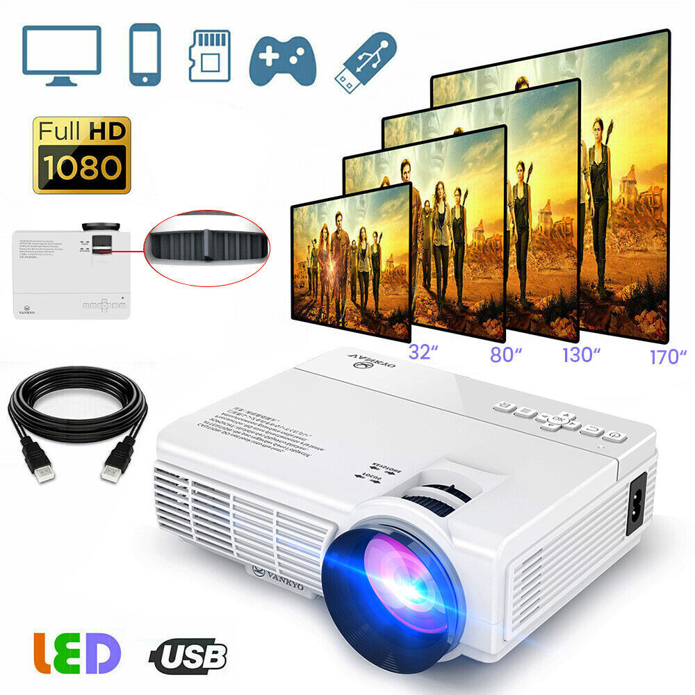 2021 VANKYO All items free shipping Mini Projector Popular products Cinema Smart Supported 170