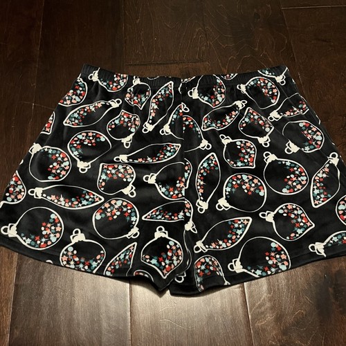Como Vintage Short Pajama Set Holidays Christmas Ornaments Print Size Medium - Picture 6 of 9