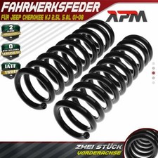 2x Federn Fahrwerksfeder Vorderachse für Jeep Cherokee KJ 2.5L 2.8L 2001-2008