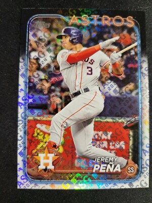 Jeremy Pena All-Star Game Logo Variation HOLO Foil 2024 Topps ASG SP Astros