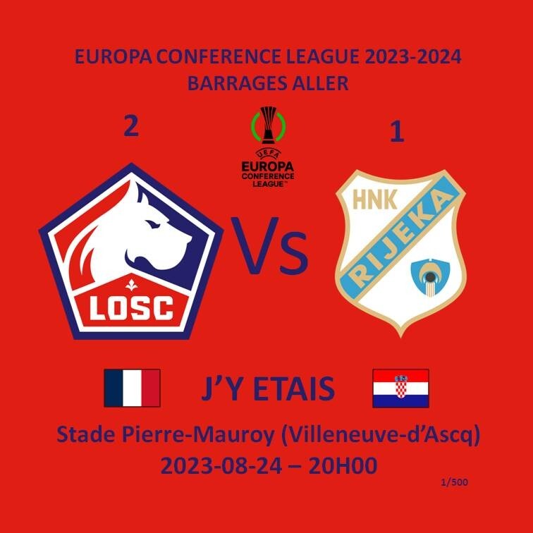 Ligue Europa Conference: le LOSC affrontera Rijeka en barrages