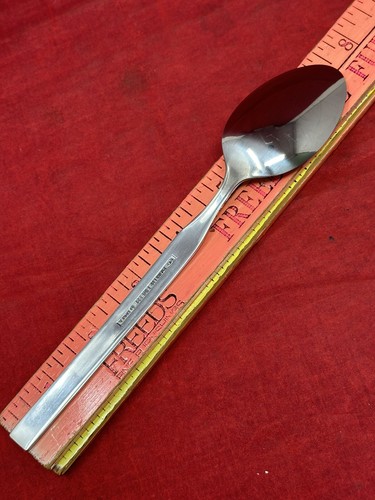 NOS Washington Forge Finesse Stainless MCM Hanford Floral Flatware Soup Spoon - 第 7/10 張圖片