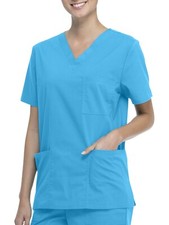 Scrubstar Core Essentials Unisex Medical Nurse Solid Color Scrub Top