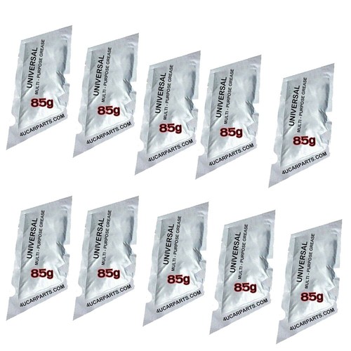 10X 85g GREASE SACHET FOR USE WITH CV JOINTS DRIVESHAFTS GAITERS - Picture 2 of 2