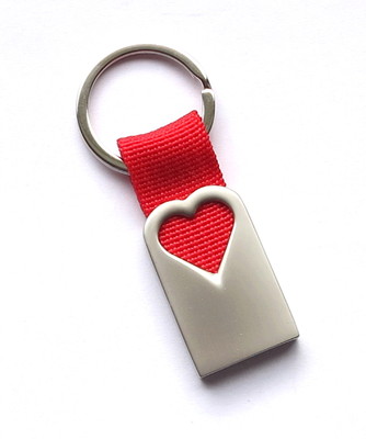 Herz-Textilband-Schlüsselanhänger-Keyholder-Schlüssel-Keyrings-TOP Qualität