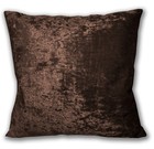 Mv32a Silver Brown Diamond Crushed Velvet Cushion Cover/Pillow Case Custom Size