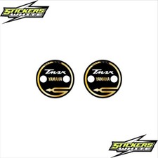 2 ADESIVI CARTER VARIATORE YAMAHA T MAX 500/530 compatibili protezione TMAX ORO