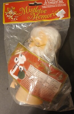 Mistletoe Memories Santa Doll Kit 6'' Air Freshener Kit with Crochet Pattern 1998
