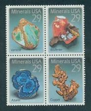US 2700-2703 Minerals, Block/4 Mint NH