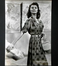 sofia loren sophia loren real photography postcard postcards 60s id