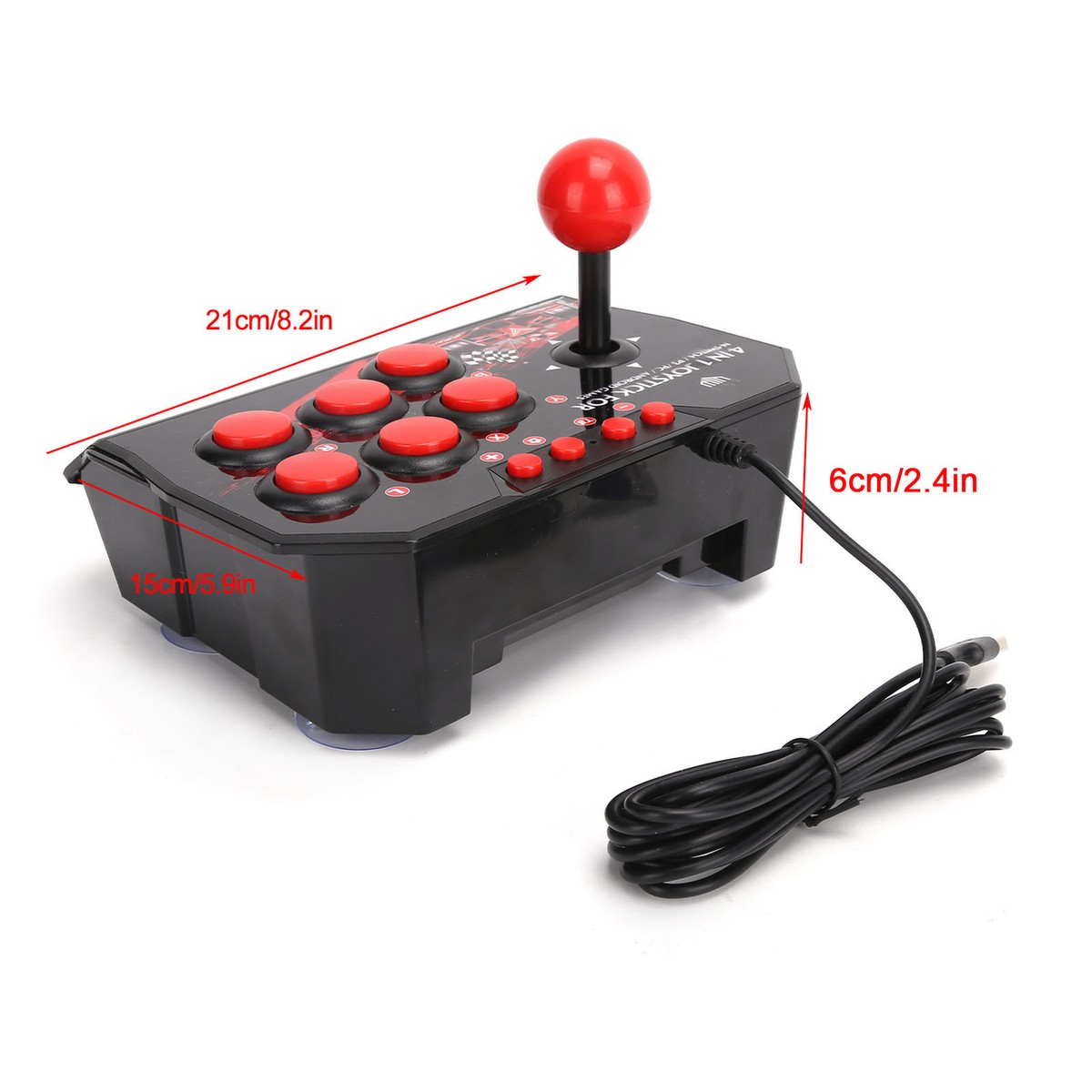 Universal Arcade Fightstick USB PC Wired Arcade Joystick Arcade