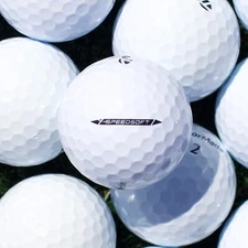 24 TaylorMade Speedsoft Used Golf Balls Near Mint Quality 5A/4A - FREE SHIPPING