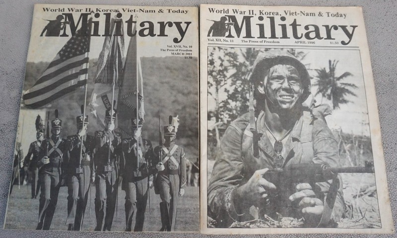 Vtg Lot 2 Military Press of Freedom Magazines Marines World War II Korea Vietnam