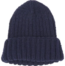New Filson Fisherman's Beanie Hat 100% New Wool One Size Navy Cable Knit Rib