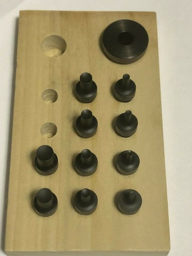 ST 350 11 piece Anvil tool Set for Chicago ST Rivet Press & Lionel Train Repair - Picture 2 of 2