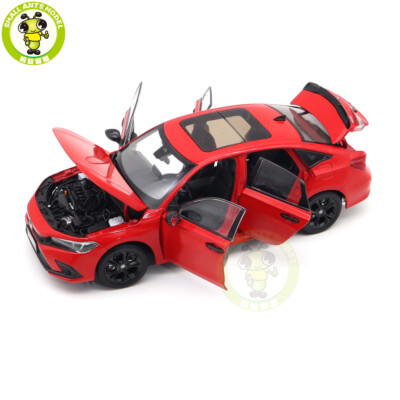 1/18 Honda CIVIC 2022 11th Generation Red Diecast Model Toy Car