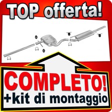 Scarico Completo per VW GOLF 3 III Variant 1.6 GT Familiare Marmitta